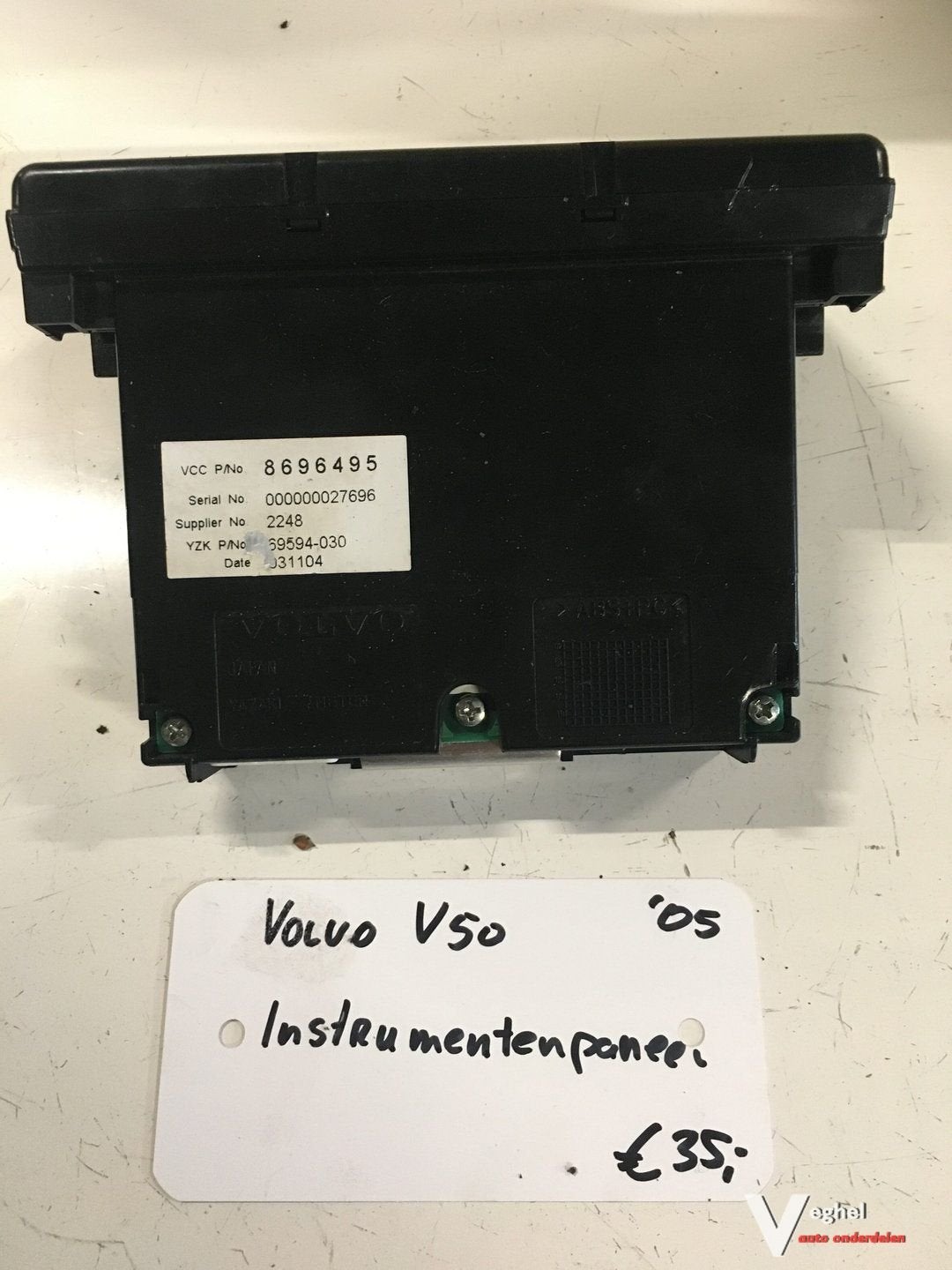 Volvo V50 2005 1.8 instrumentenpaneel, Gebruikt, -, -, Ophalen of Verzenden