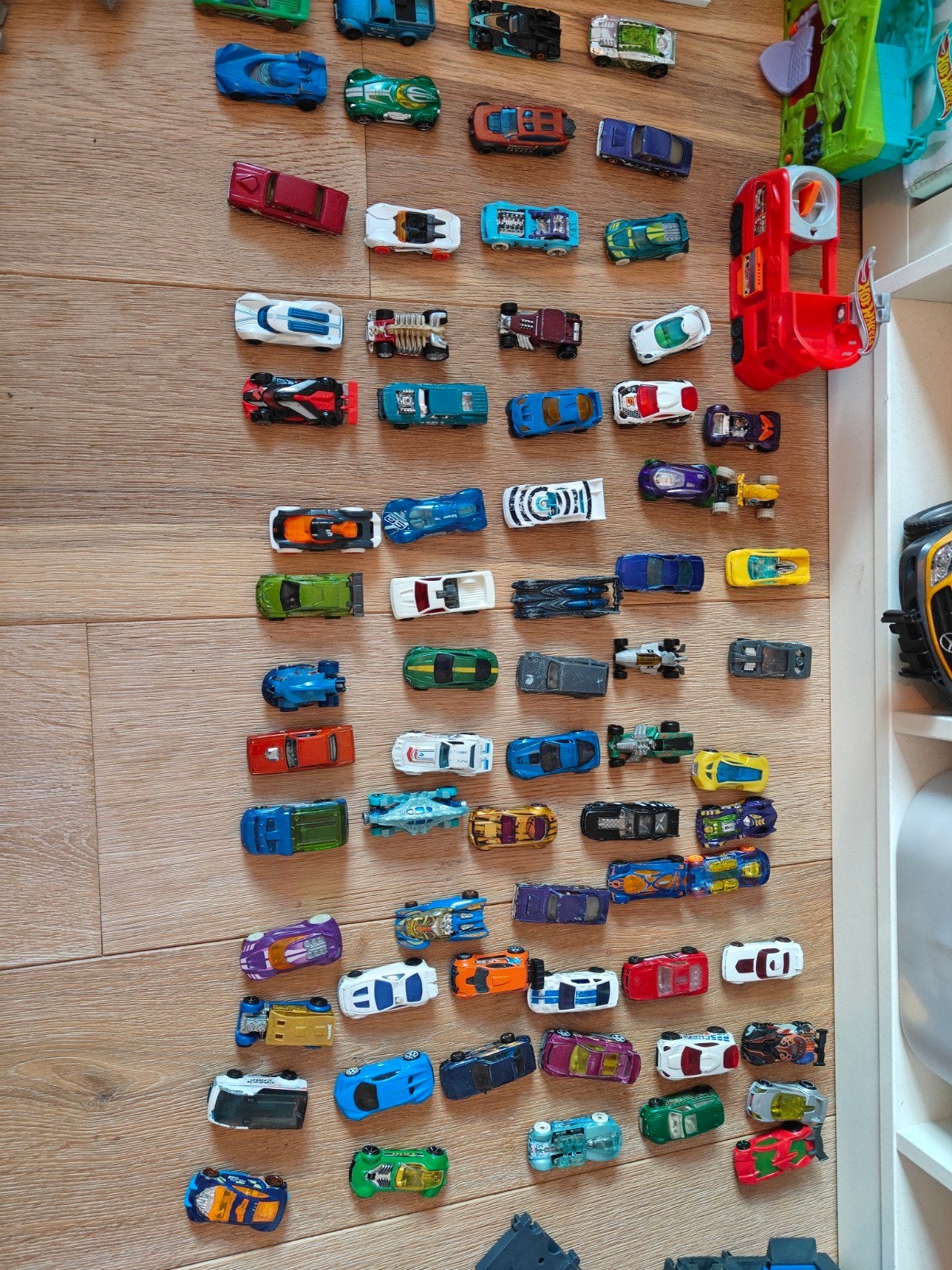 hotwheels hot wheels verzameling auto's garage banen et, Ophalen of Verzenden
