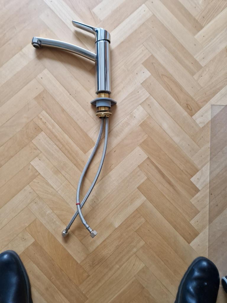 Hansgrohe Keukenkraan Chroom - Zo goed als nieuw, Ophalen, Gebruikt, Chroom, Kraan