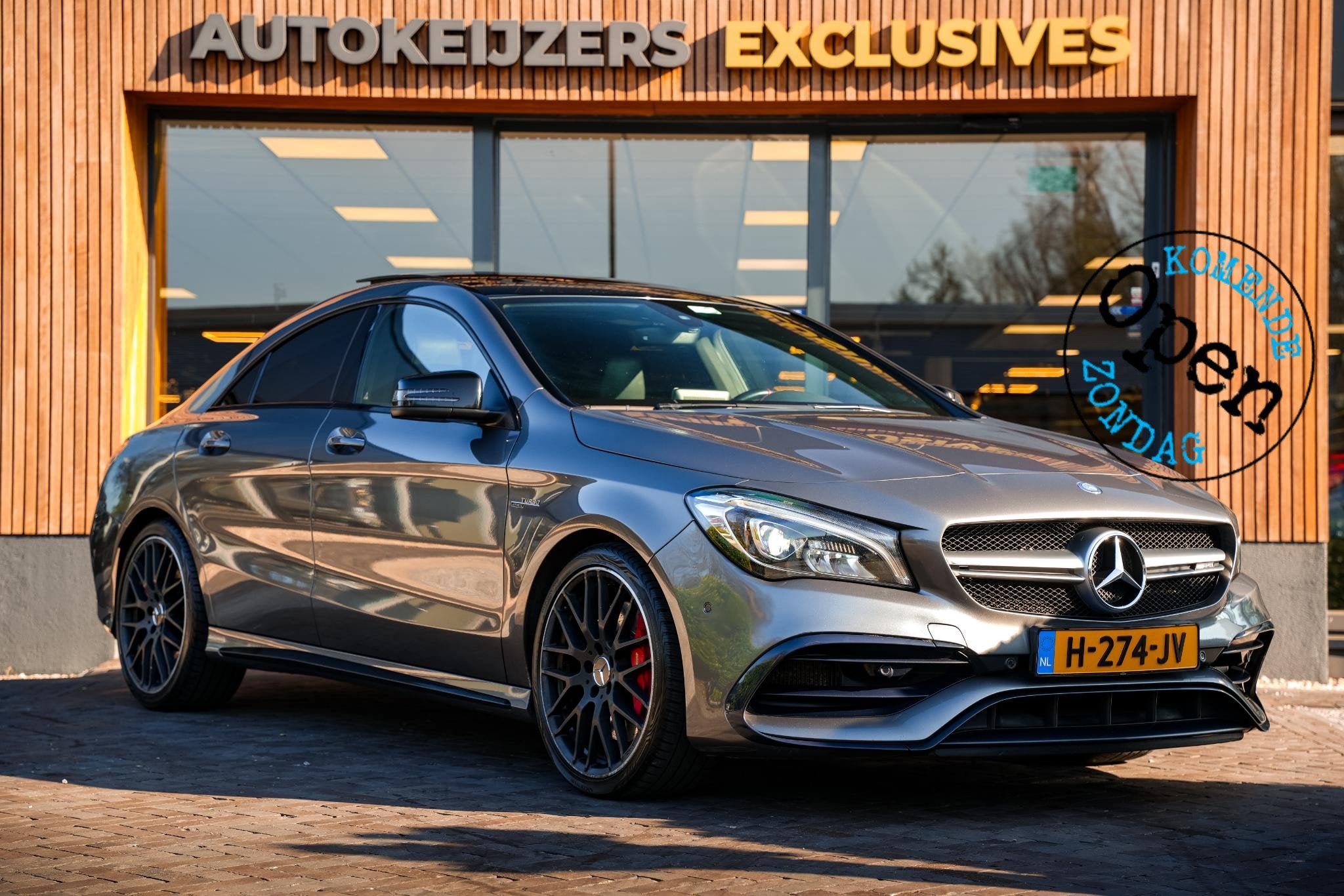 Mercedes-Benz CLA-klasse AMG 45 4MATIC Ambition Panoramadak, Automaat, CLA, Gebruikt, Euro 6