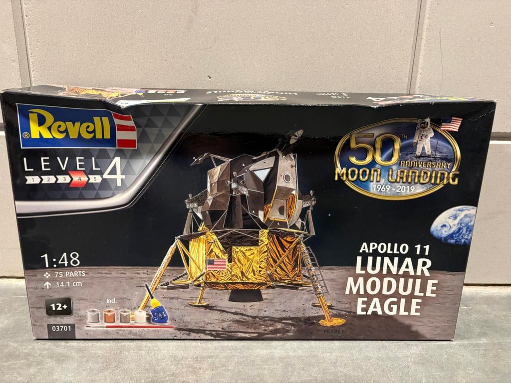 Revell Apollo 11 Lunar Module Eagle 50 Jaar Jubileum NIEUW, Ophalen of Verzenden, Nieuw, Groter dan 1:72, Revell