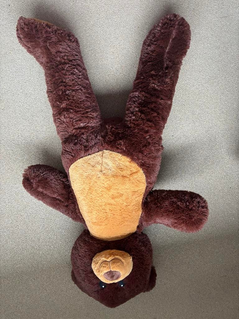 Grote Bruine Knuffelbeer - Zacht en Lief, Beer, Ophalen of Verzenden, Zo goed als nieuw, Middelgroot (20 tot 80 cm)