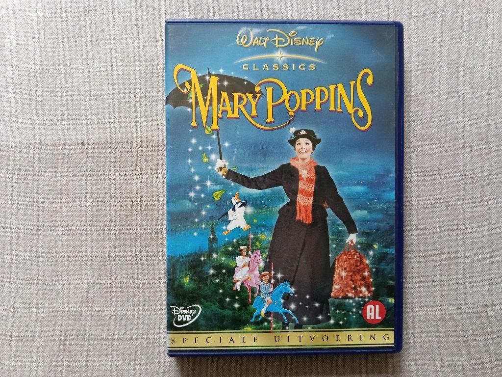 Walt Disney classics Mary Poppins speciale uitvoering, Cd's en Dvd's, Dvd's | Klassiekers, 1960 tot 1980, Gebruikt, Alle leeftijden