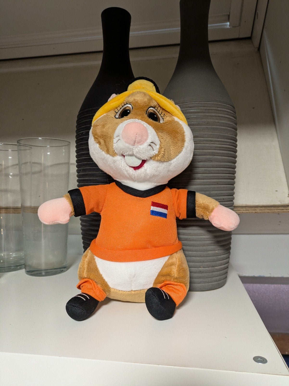 Hamster knuffel in oranje voetbaltenue, Albert Heijn, Ophalen of Verzenden