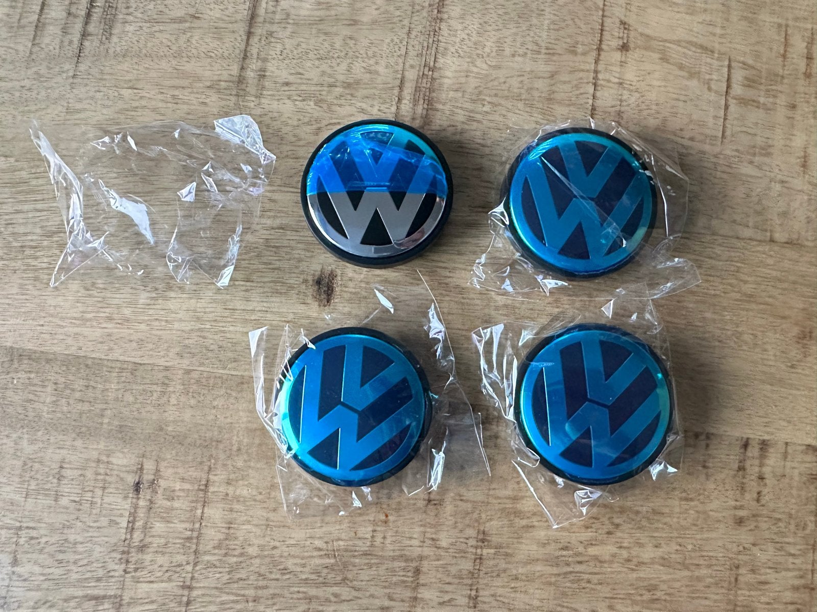 4x Volkswagen Wielnaafdoppen 56mm NIEUW, Ophalen of Verzenden, Nieuw, Volkswagen