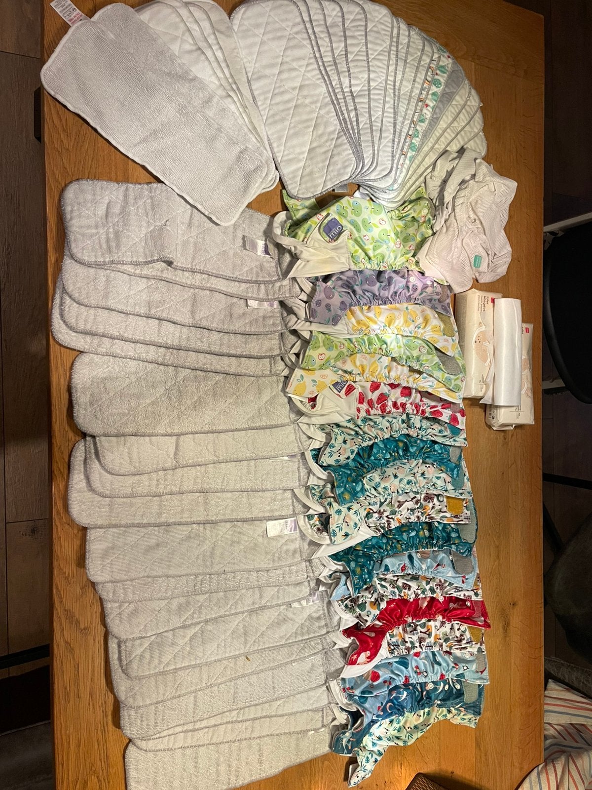 18 All in one wasbare luiers Bambino Mio, Ophalen of Verzenden, Gebruikt, Overige typen