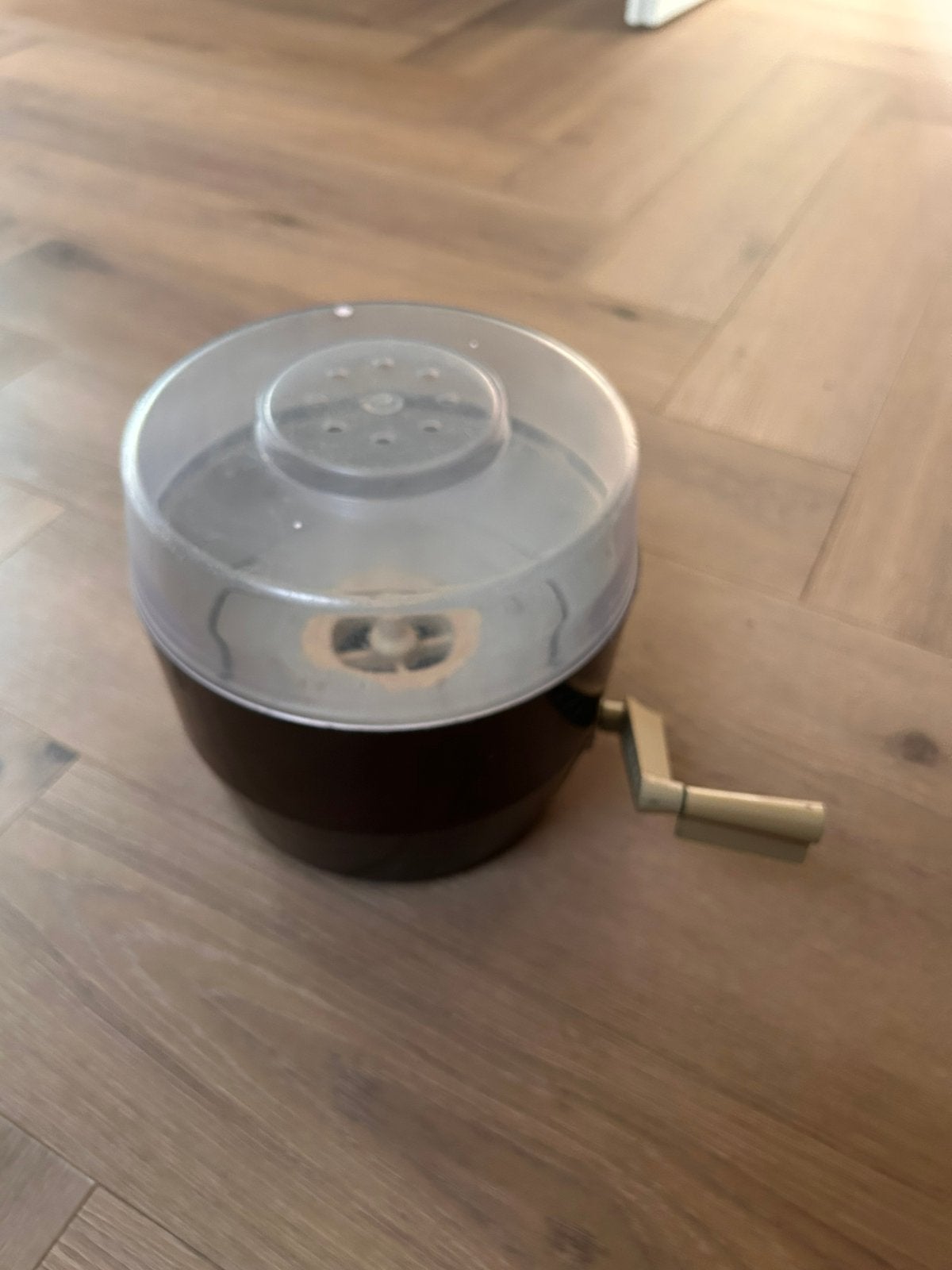 ZEUS handmatige aardappelschraper – Italiaans vintage, Ophalen of Verzenden, Gebruikt, Overige merken