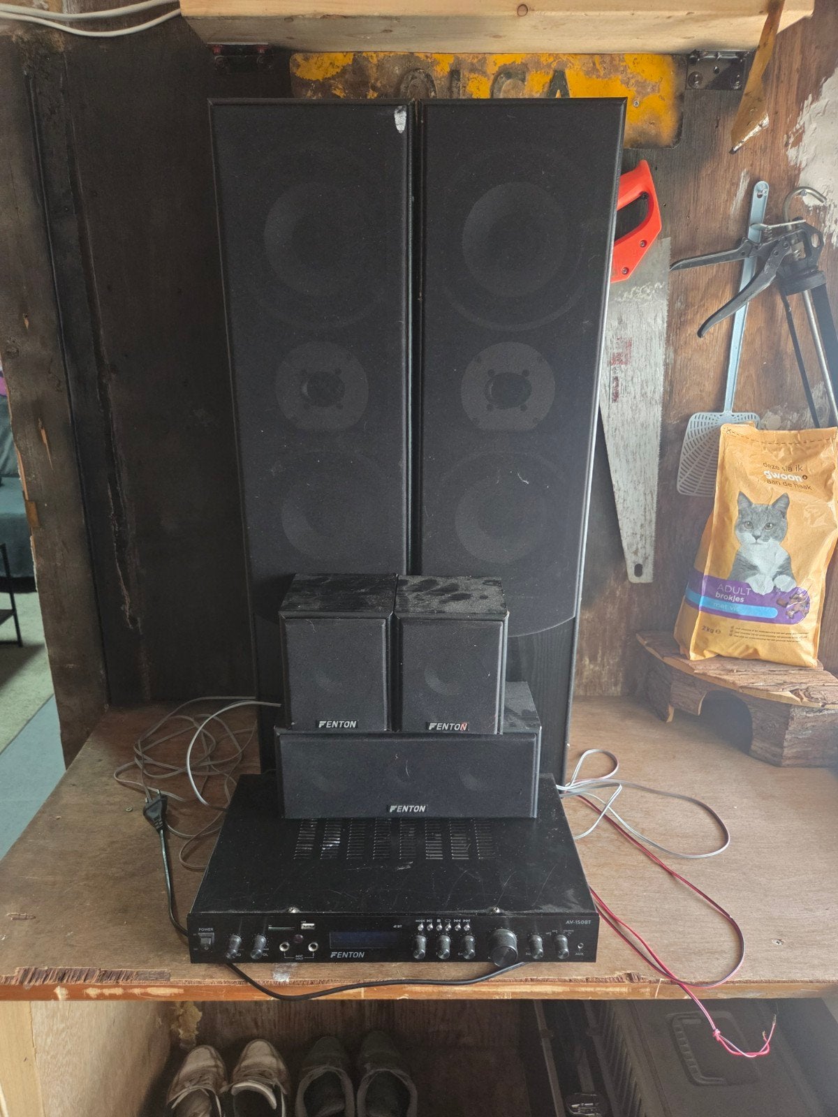 Fenton 5.1 Home Cinema Speakerset, Gebruikt, Surroundset, Geschikt voor surround/home cinema, Ophalen