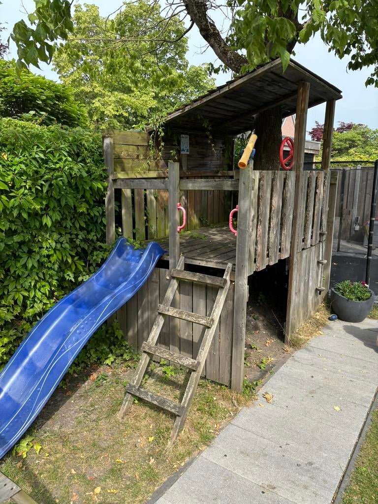 Leuke boomhut (reeds gedemonteerd), Ophalen, Gebruikt