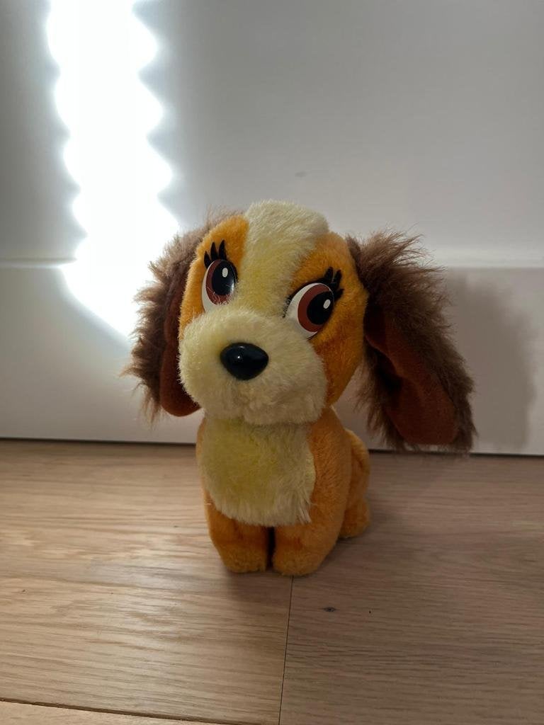Pluche Disney Lady van de Vagebond, Disney, Ophalen of Verzenden, Gebruikt, Hond