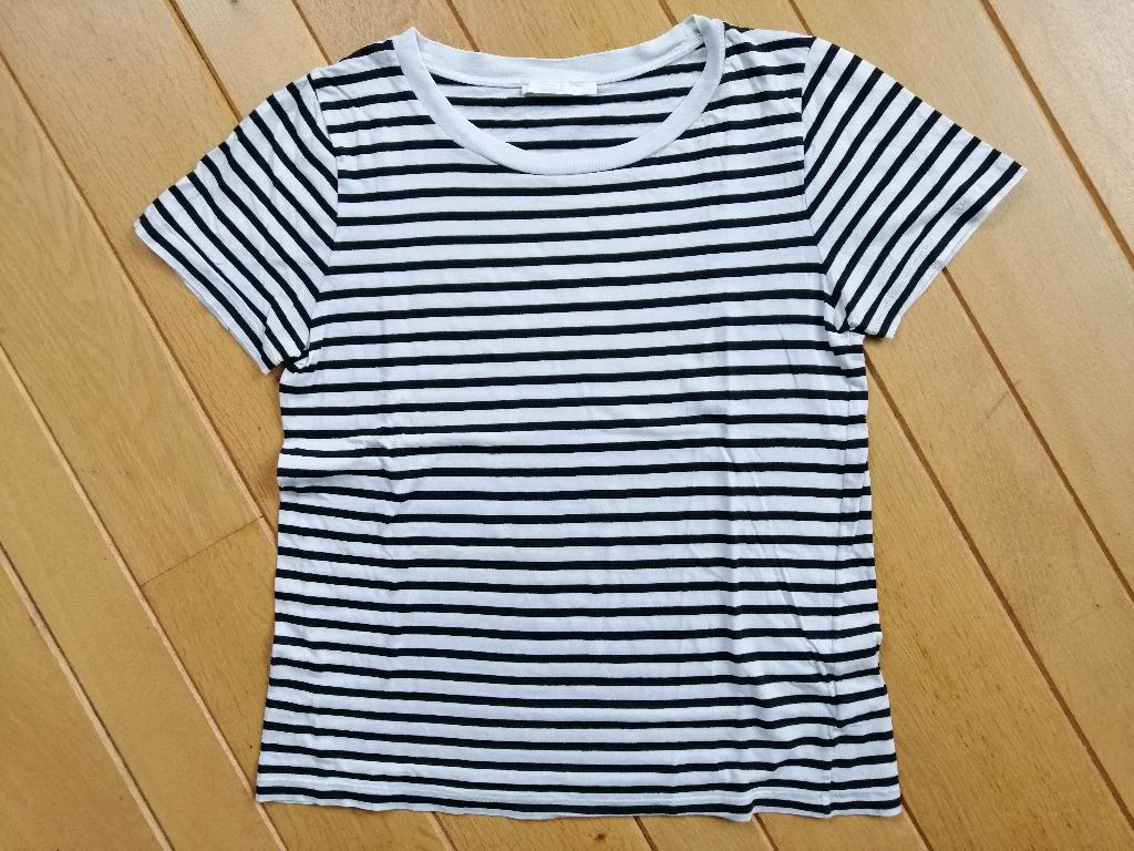 COS t- shirt blauw wit streep maat S - nieuw -, Maat 38/40 (M), COS, Blauw, Nieuw