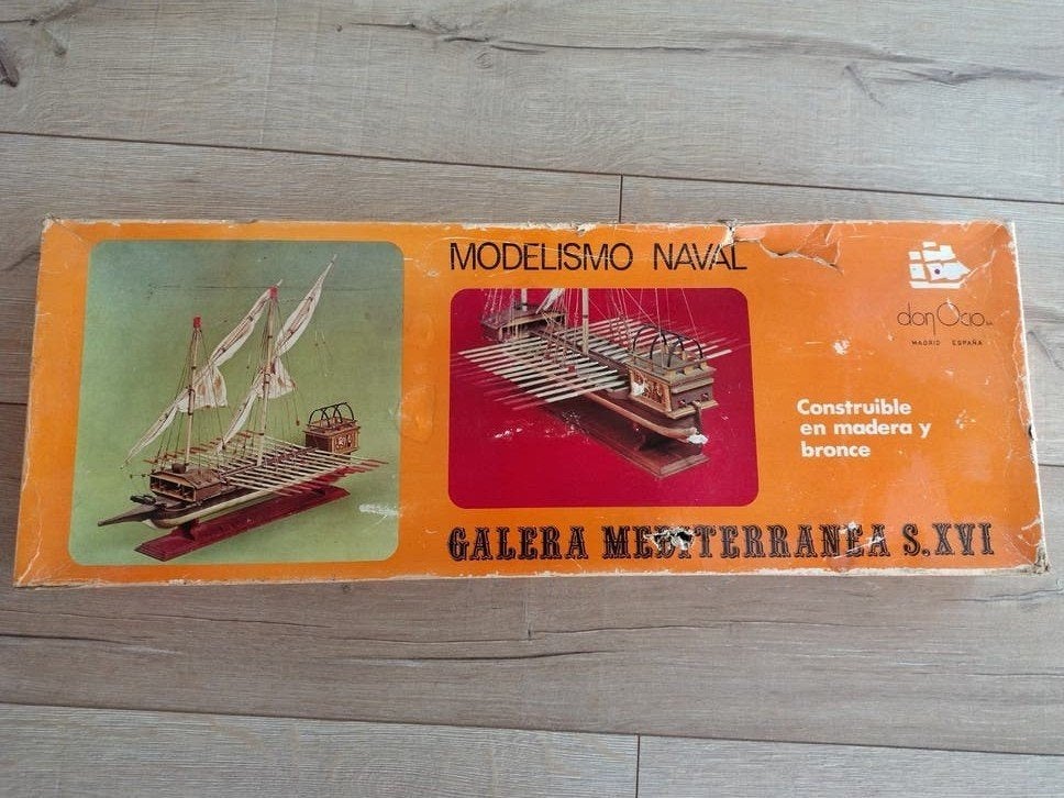 Modelbouwkit Galei - Compleet met onderdelen en tekeningen, Hobby en Vrije tijd, Modelbouw | Boten en Schepen, Ophalen