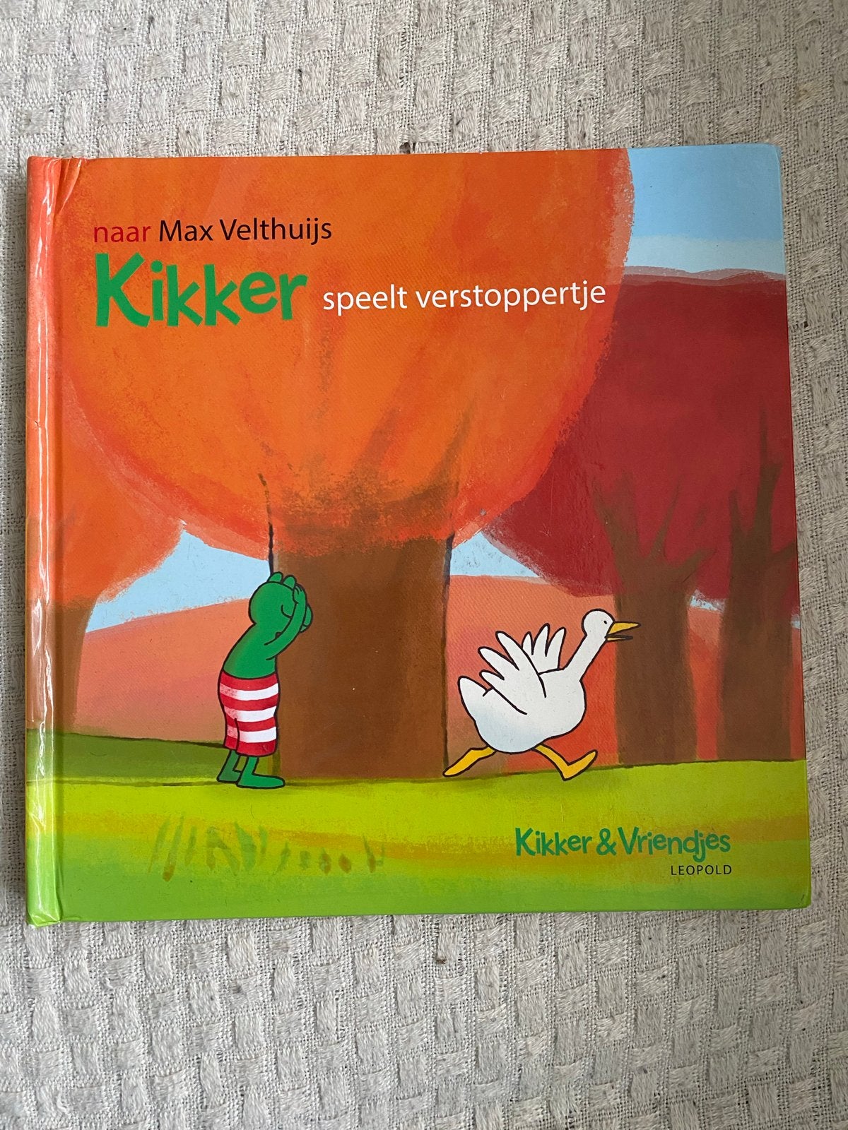 Kikker speelt verstoppertje - Max Velthuijs - Goede staat, Gelezen, Fictie algemeen, Jongen of Meisje, Ophalen of Verzenden