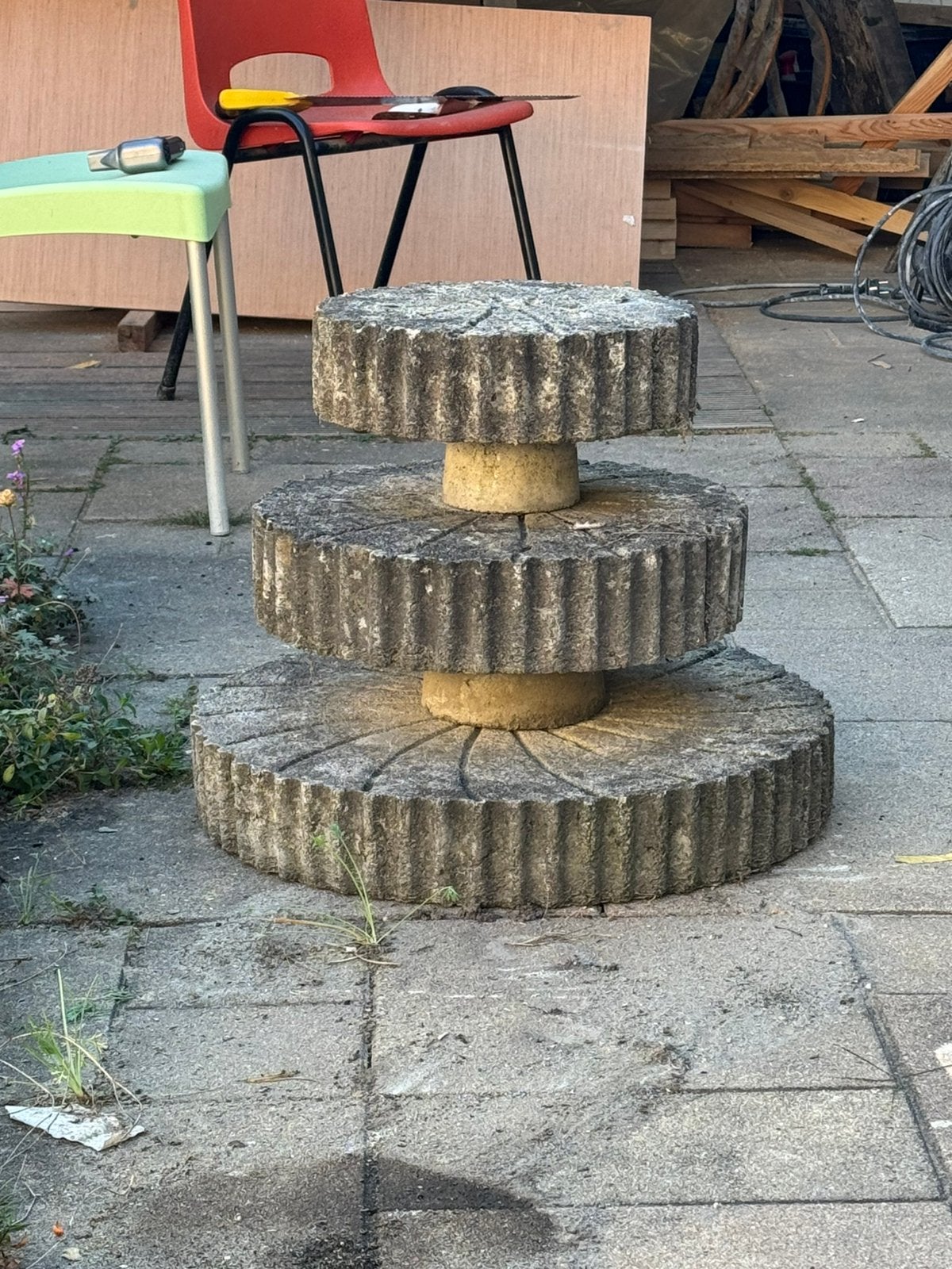 Waterfontein fontein van beton, Ophalen of Verzenden, Gebruikt
