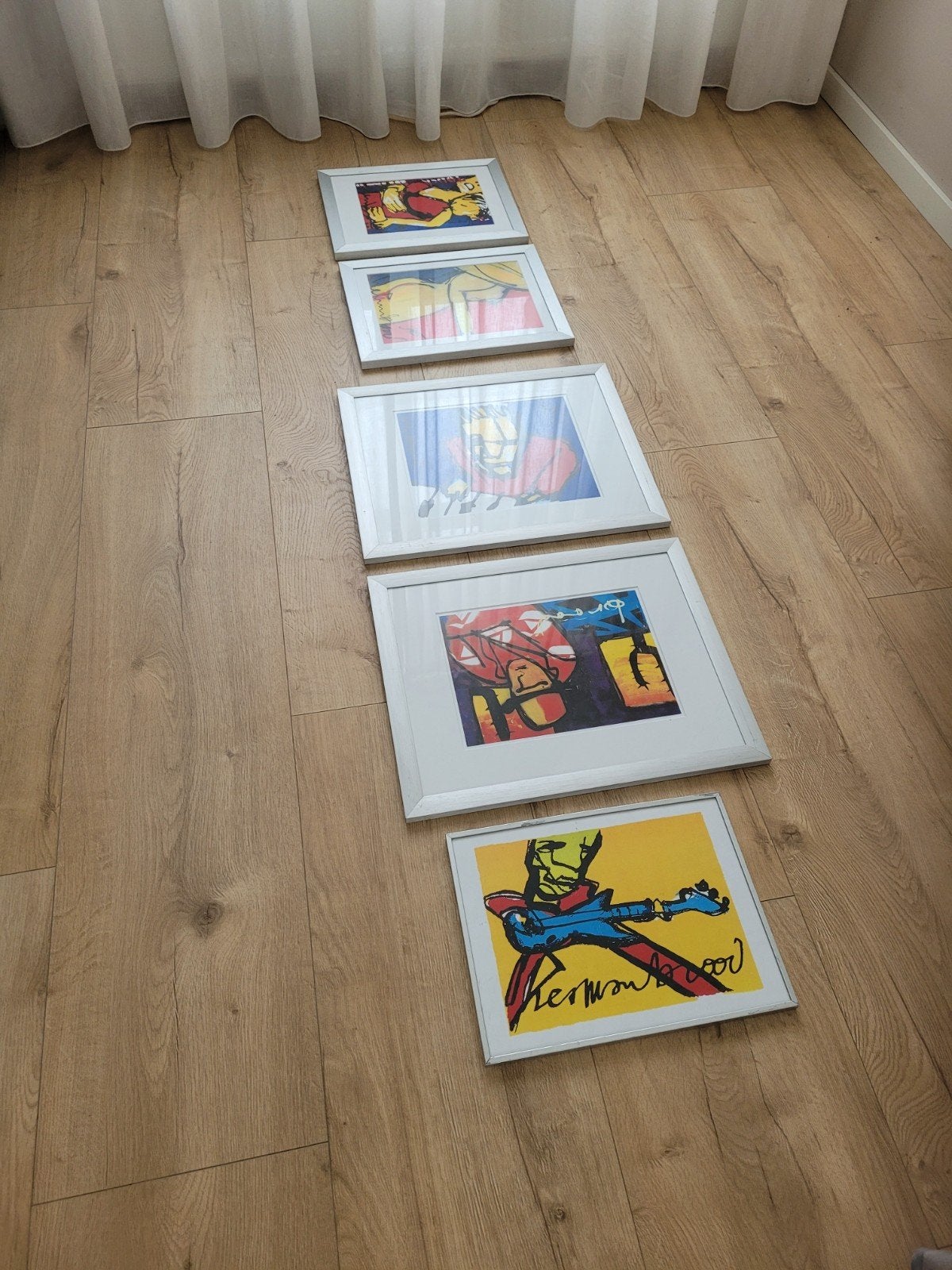 Diverse zeefdrukken van Herman Brood in lijst, Antiek en Kunst, Kunst | Litho's en Zeefdrukken, Ingelijst, Ophalen of Verzenden
