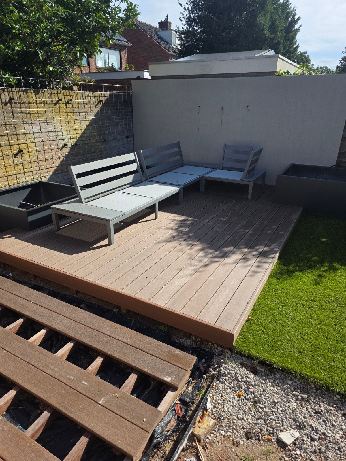 Restpartij Kerama PVC Vlonderplanken Walnut, Ophalen, Nieuw, Composiet