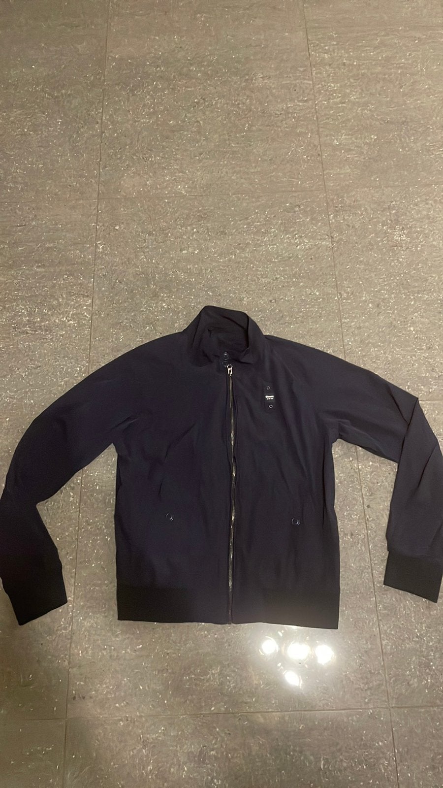 Blauer USA herenjas in donkerblauw maat L (bijna nieuw), Ophalen of Verzenden, Zo goed als nieuw, Blauw