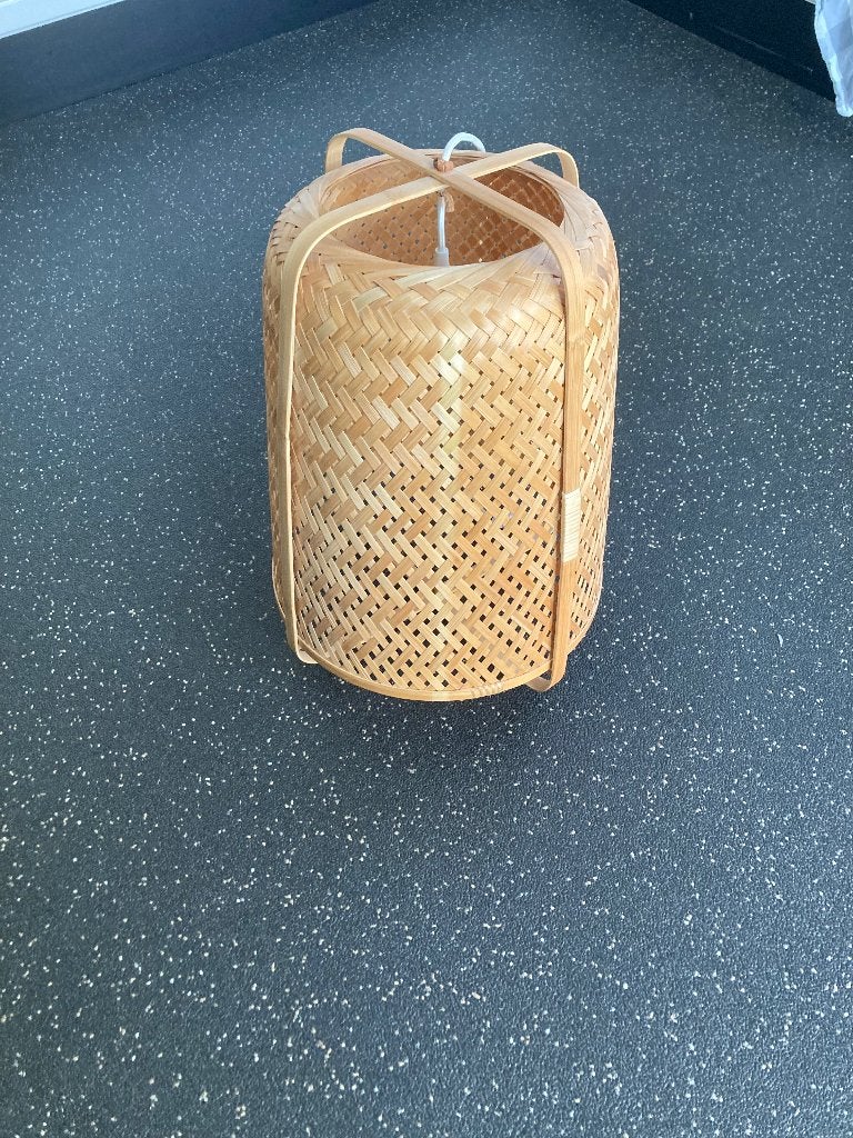 Lamp, Ophalen, Zo goed als nieuw, Natuurlijk materiaal, Modern