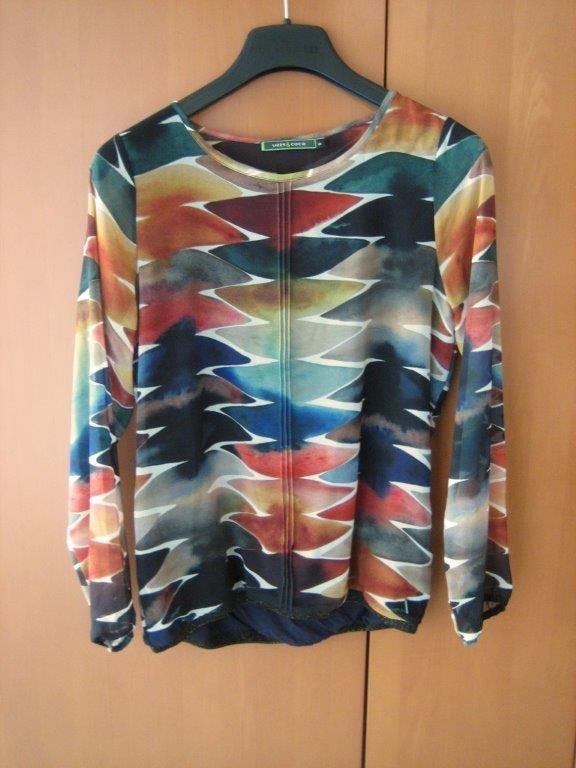 Prachtig gekleurd bloes-shirt LIZZY & COCO 36-38 snazzeys, Overige kleuren, Verzenden, Nieuw, Lizzy & Coco