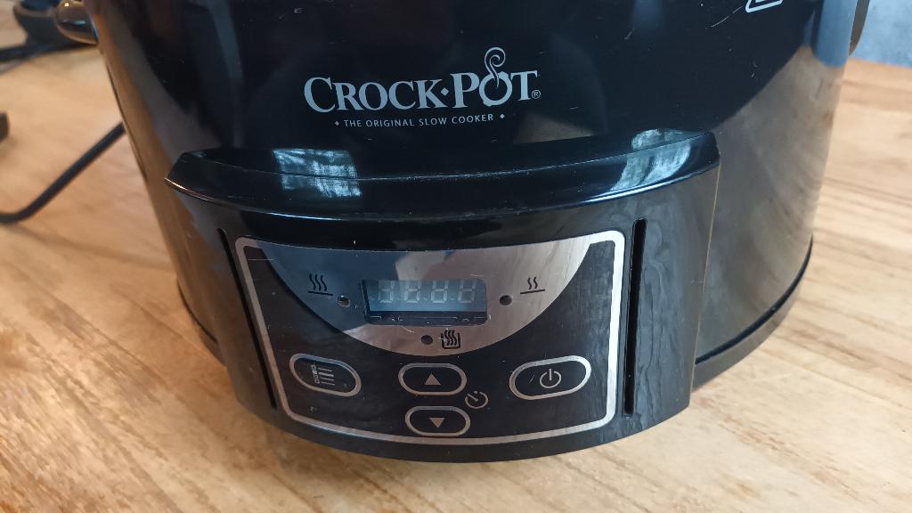 Crock-Pot slowcooker + kookboek, Ophalen, Timer, Zo goed als nieuw