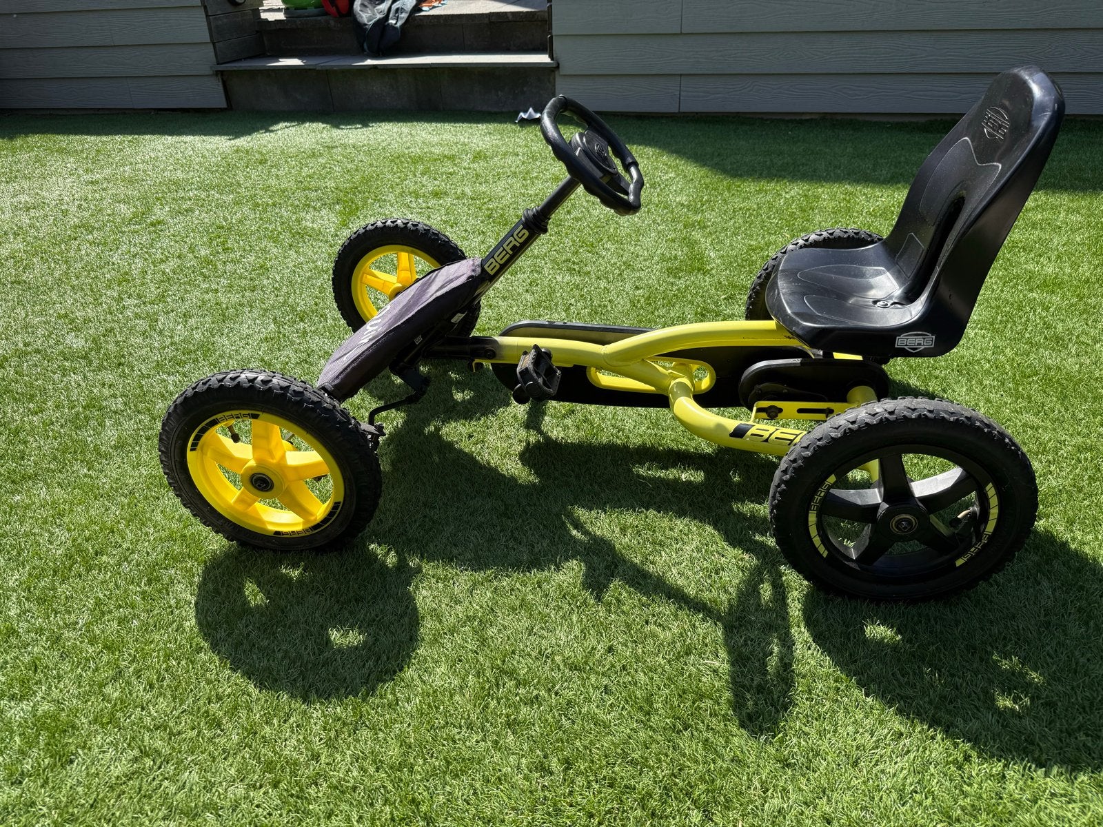 Berg Buddy Go-kart - Geel/Zwart, Kinderen en Baby's, Speelgoed | Buiten | Skelters, Ophalen of Verzenden, Gebruikt, Berg