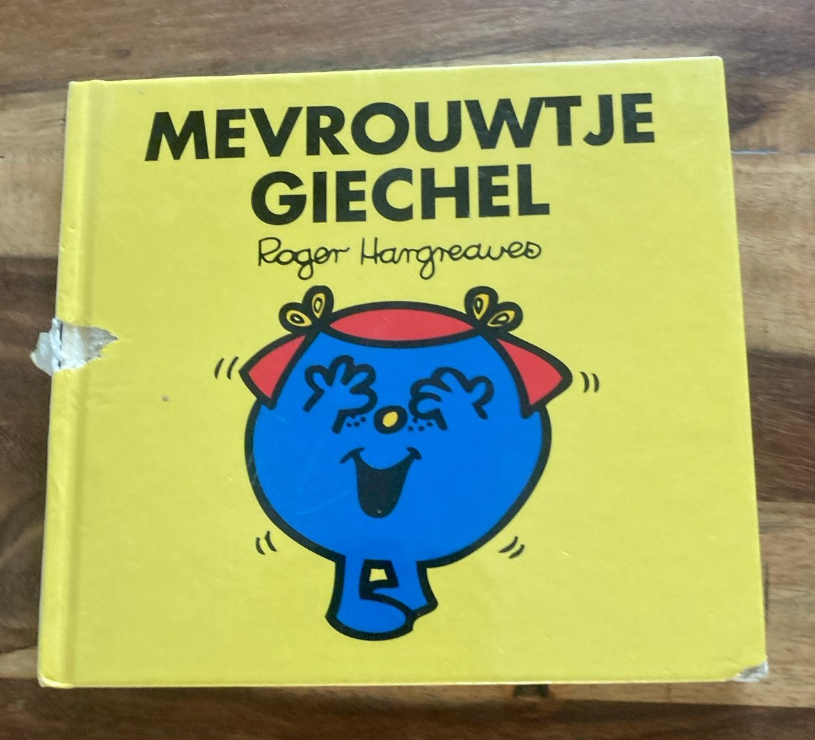 Mevrouwtje Giechel - Roger Hargreaves, Gelezen, Fictie algemeen, Jongen of Meisje, 4 jaar