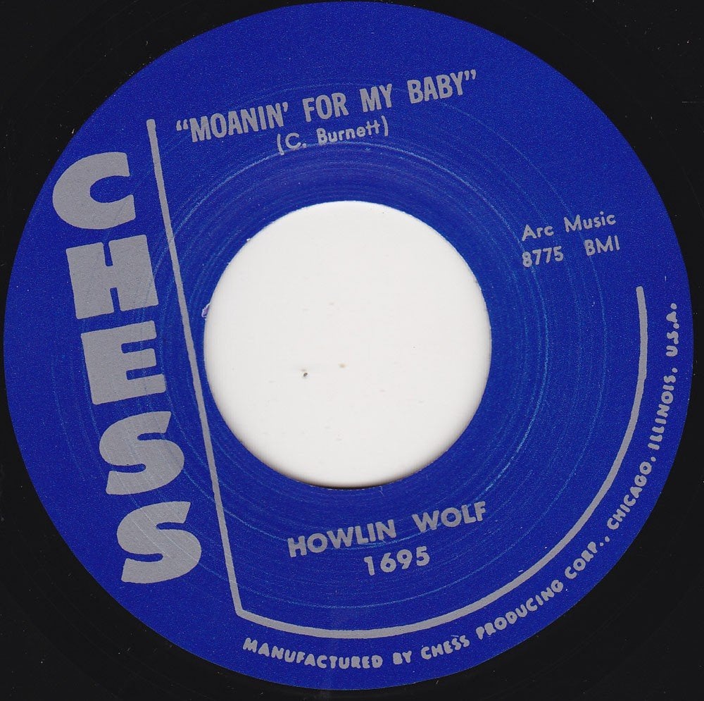 Howlin' Wolf - Moanin' For My Baby 7", 7 inch, Single, Ophalen of Verzenden, Pop