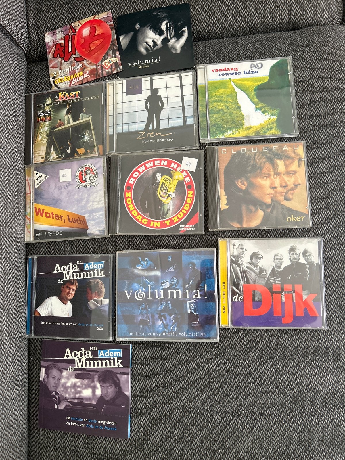 Diverse CD's: Acda en de Munnik, Volumia!, Clouseau, De Dijk, Gebruikt, Ophalen of Verzenden, Inclusief boekje, Pop