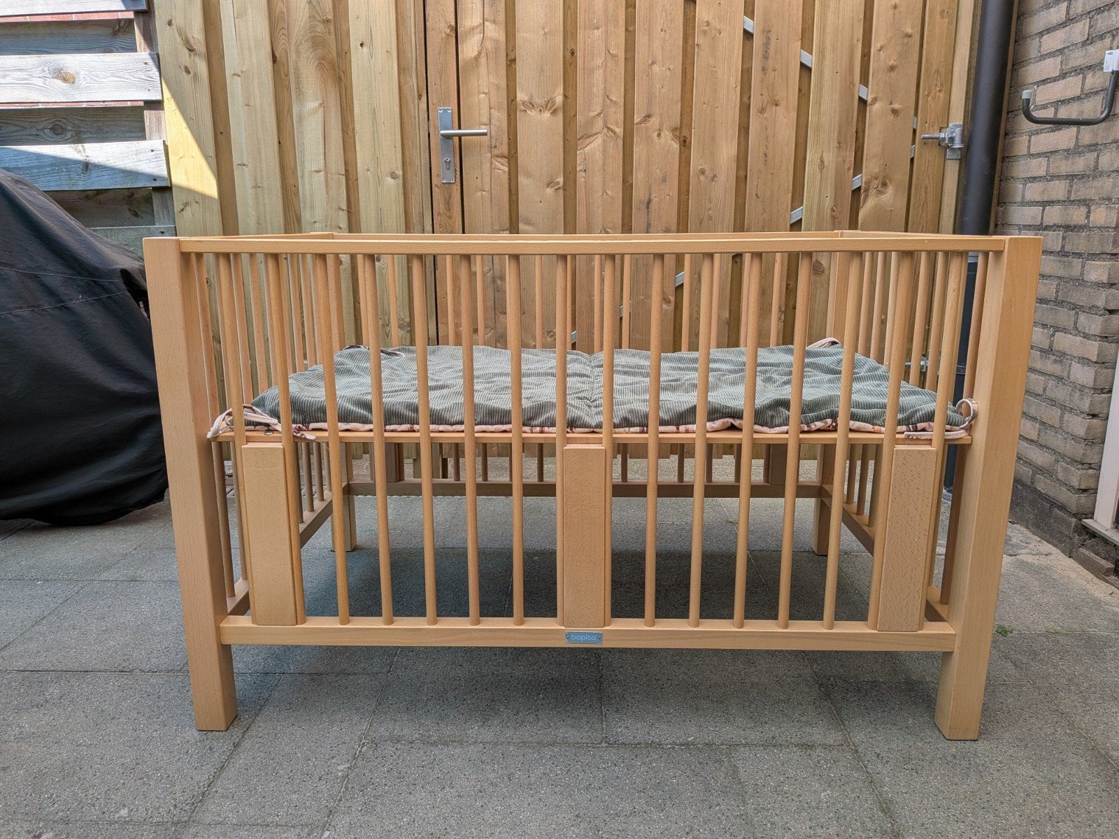 Tweelingbox Bopita, Kinderen en Baby's, Boxen, Ophalen, Gebruikt, Rechthoekig, Boxkleed