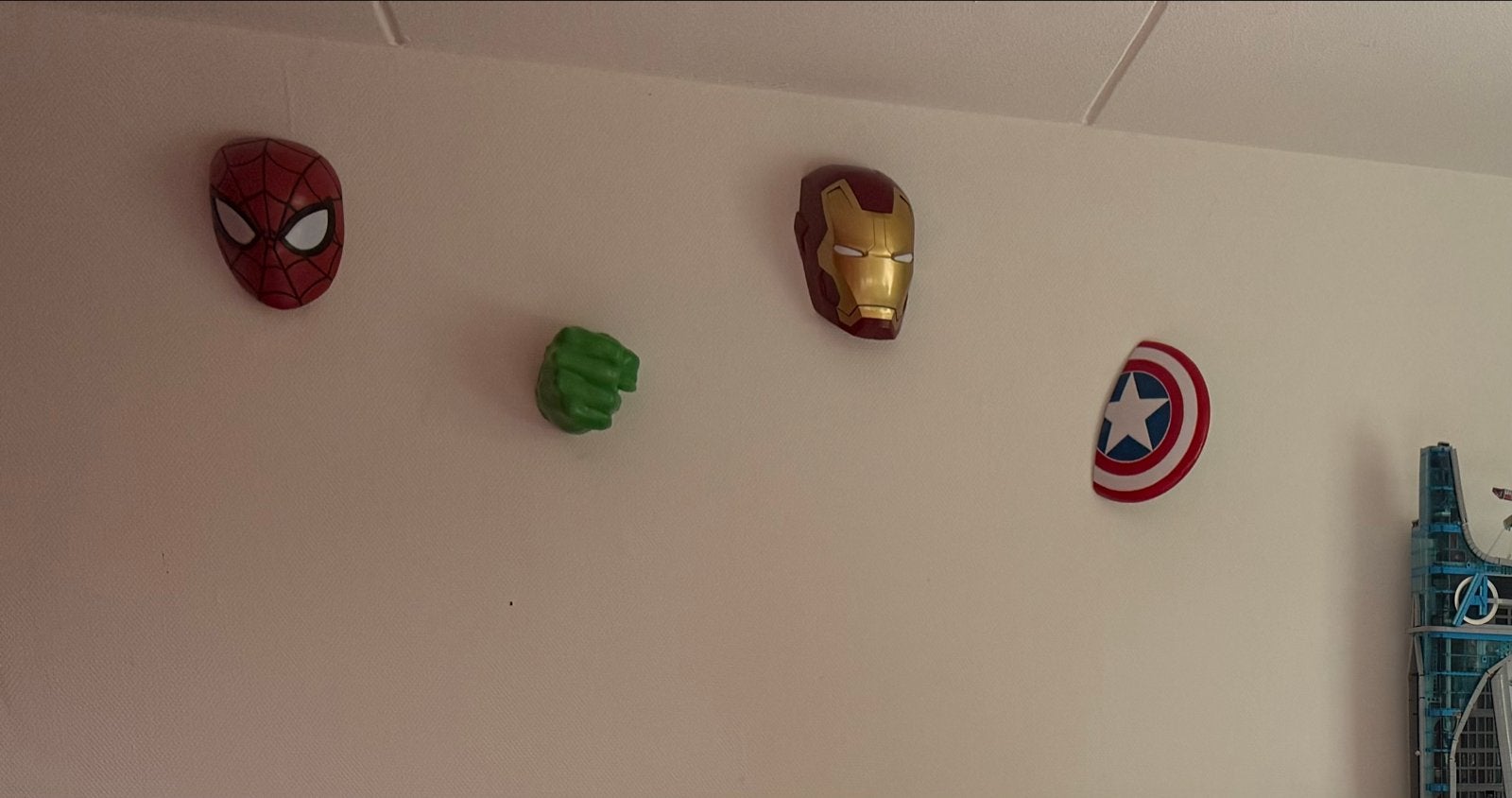 Marvel lampen / Muurdecoratie, Ophalen, Gebruikt