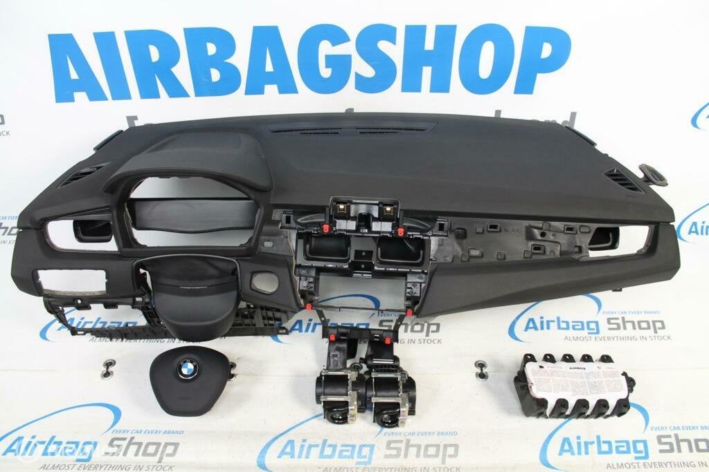 Airbag set - Dashboard zwart BMW 2 F45 F46 (2013-heden), Gebruikt, Ophalen of Verzenden