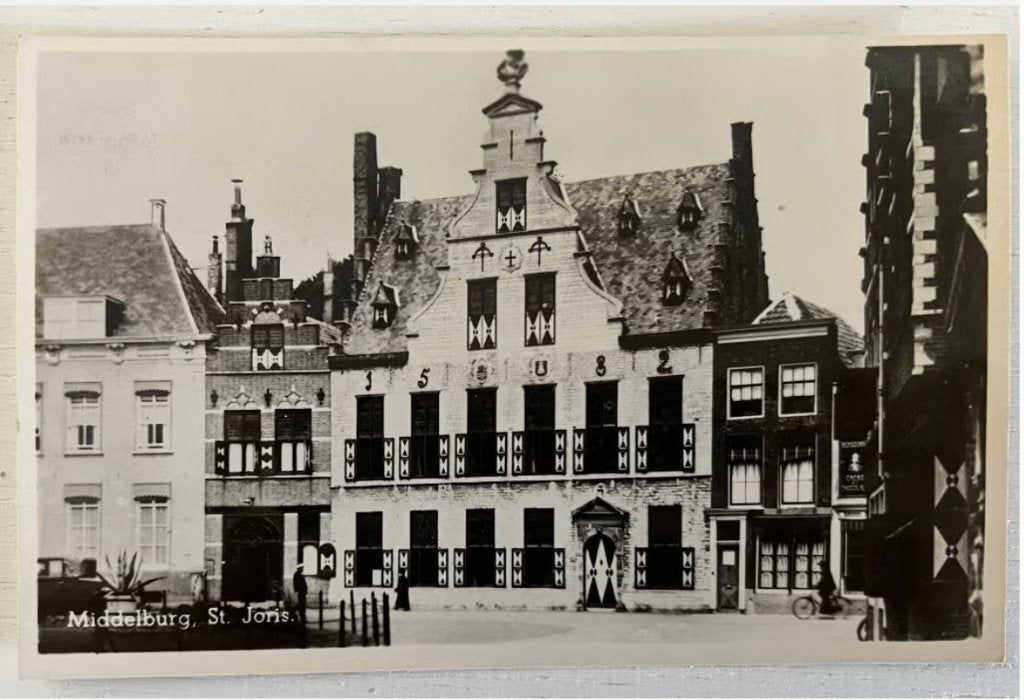 Oude Ansichtkaart - Middelburg - St. Joris, Ophalen of Verzenden, 1940 tot 1960, Ongelopen, Zeeland