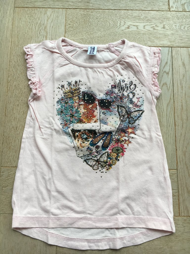 ZGAN mooi shirt/top van Pebble Stone maat 116, Meisje, Ophalen of Verzenden, Zo goed als nieuw, Shirt of Longsleeve