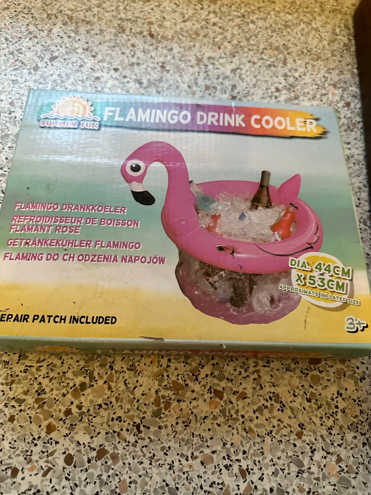 Opblaasbare Flamingo Drankkoeler - Perfect voor de Zomer!, Ophalen of Verzenden, Nieuw