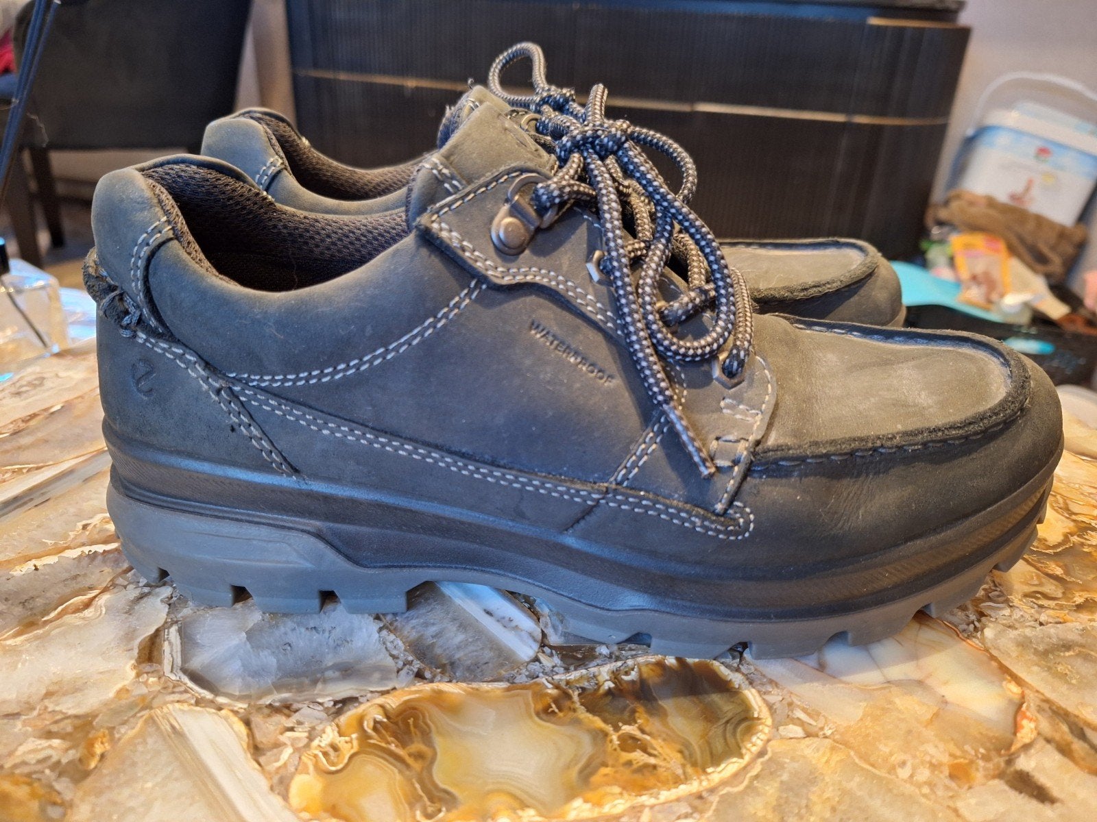 Ecco Rugged track maat 41, Kleding | Heren, Ecco, Zwart, Ophalen of Verzenden, Zo goed als nieuw