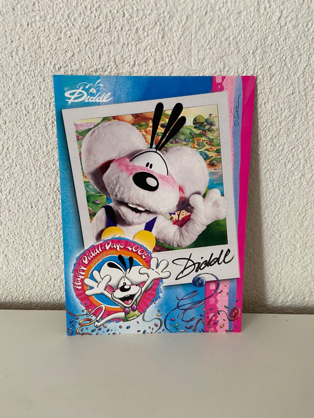Diddl “Happy Diddl Days” Verzamelkaart (2005), Ophalen of Verzenden, Diddl, Zo goed als nieuw, Papier, Kaart of Schrift