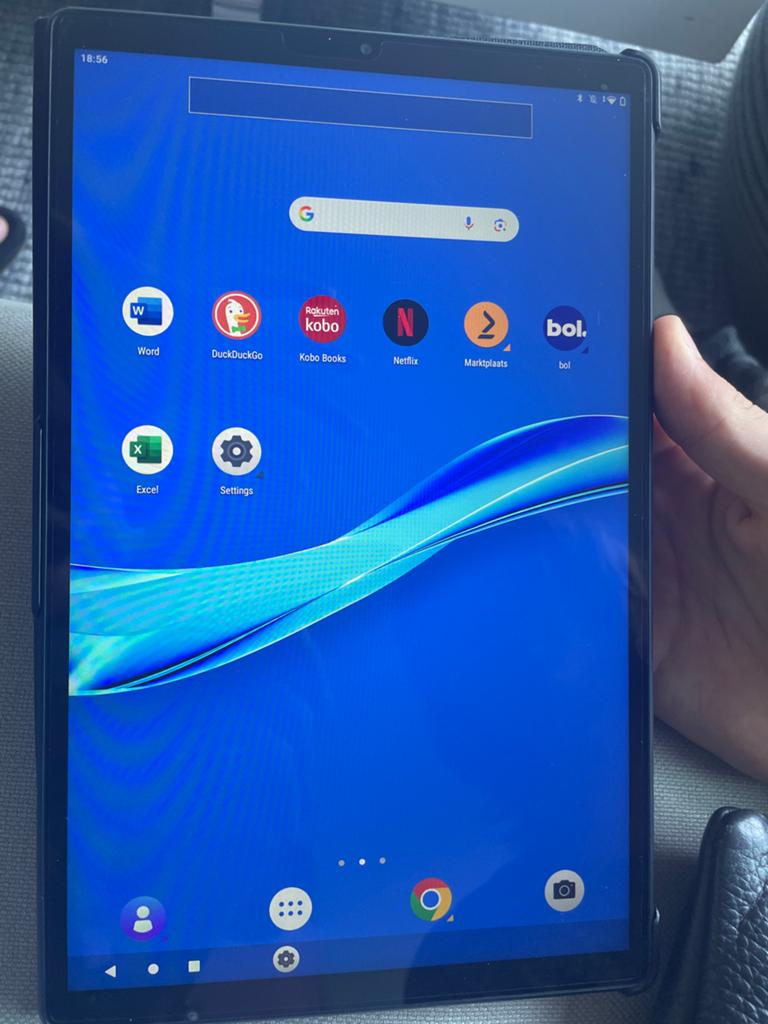 Lenovo Tab M10 FHD Plus 128 GB met hoes, 10 inch, Ophalen of Verzenden, Zo goed als nieuw, 128 GB
