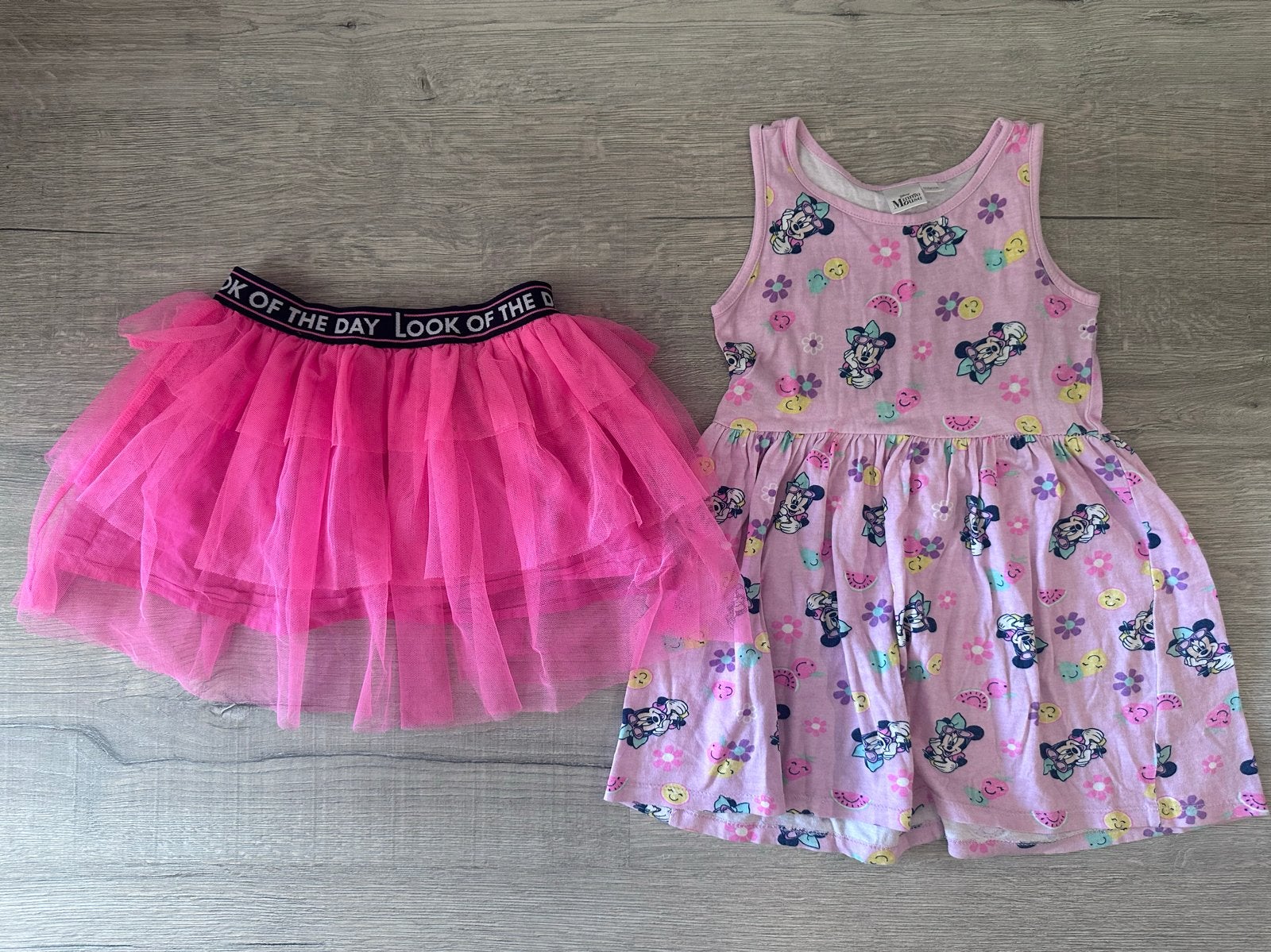 Roze jurk en rokje voor meisjes, Kinderen en Baby's, Kinderkleding | Maat 110, Ophalen of Verzenden, Gebruikt, Meisje, Setje