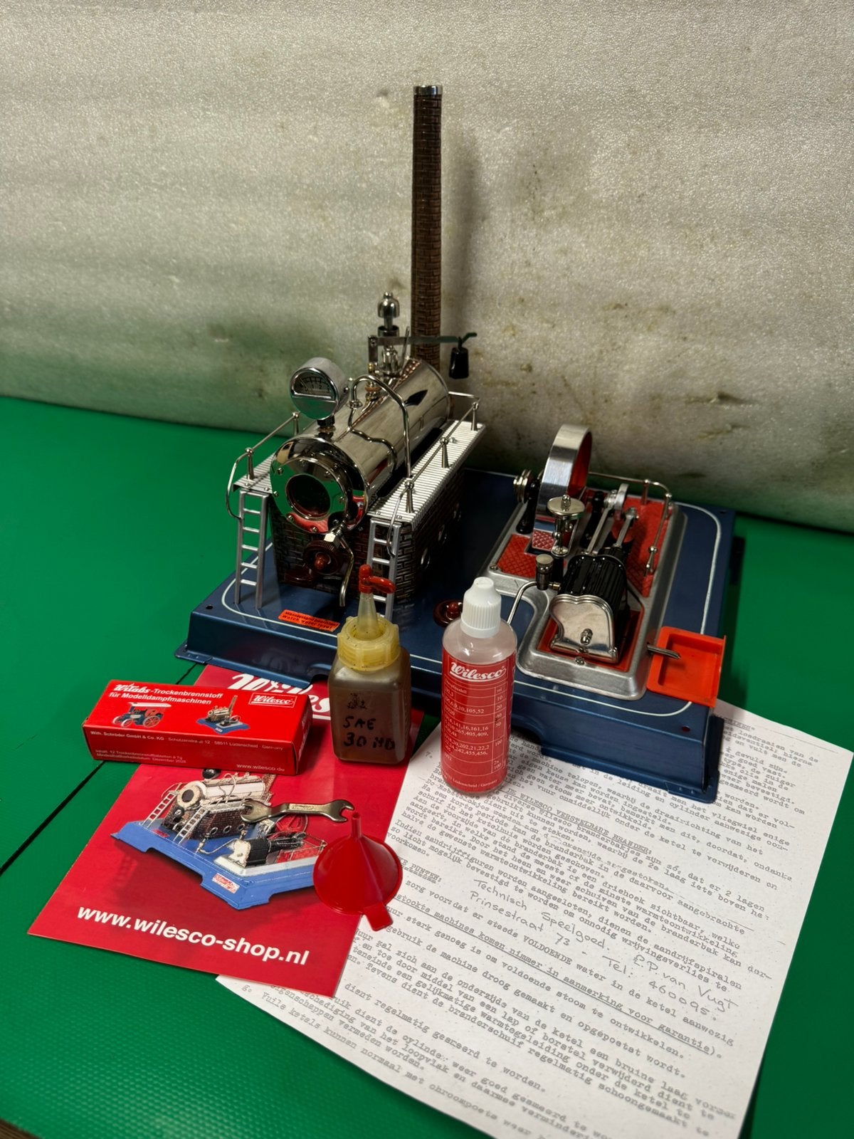 Stoommachine Wilesco D20, Ophalen of Verzenden, Zo goed als nieuw, Groter dan 1:32