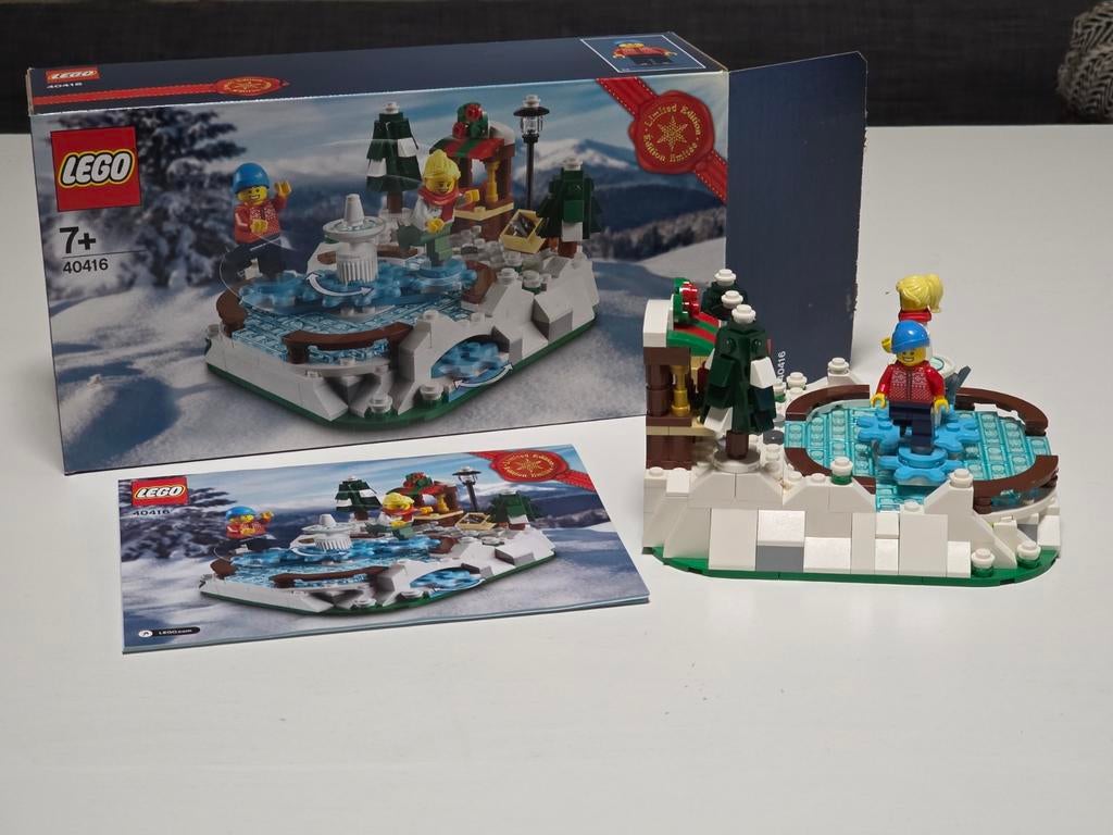 Lego 40416 - Ice Skating Rink, Ophalen of Verzenden, Zo goed als nieuw, Complete set, Lego