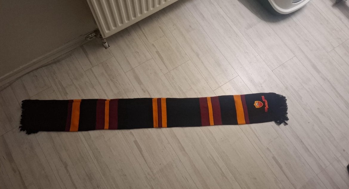 AS Roma sjaal, Ophalen of Verzenden, Zo goed als nieuw, Buitenlandse clubs, Vaantje of Sjaal
