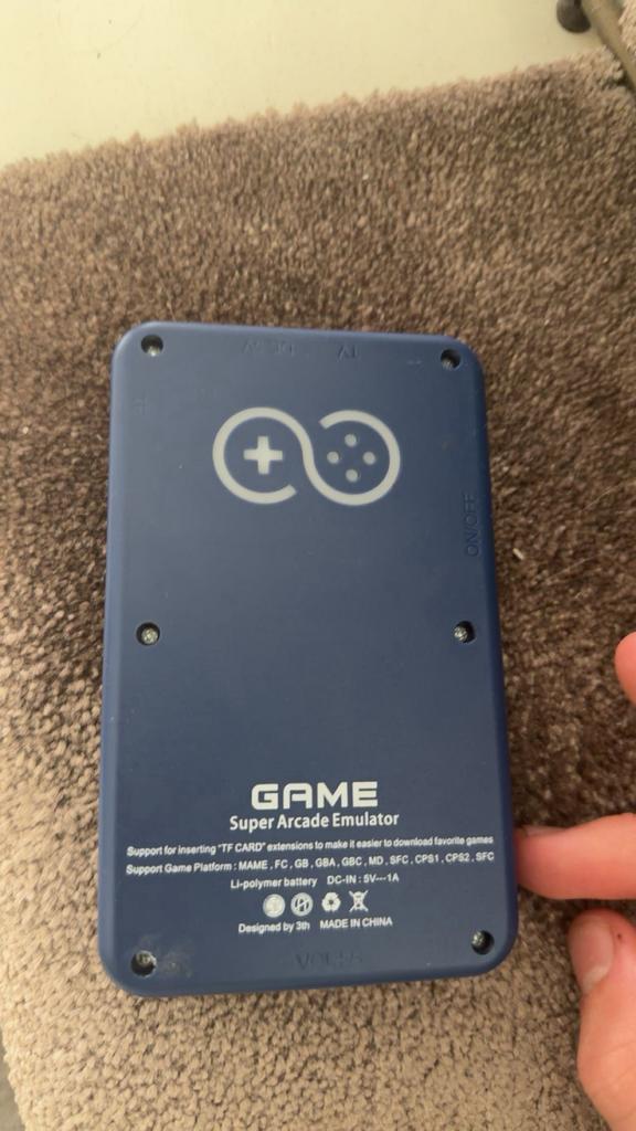 Super Arcade Emulator Console - Blauw (Defect/Onderdelen), Ophalen of Verzenden, Niet werkend, Blauw