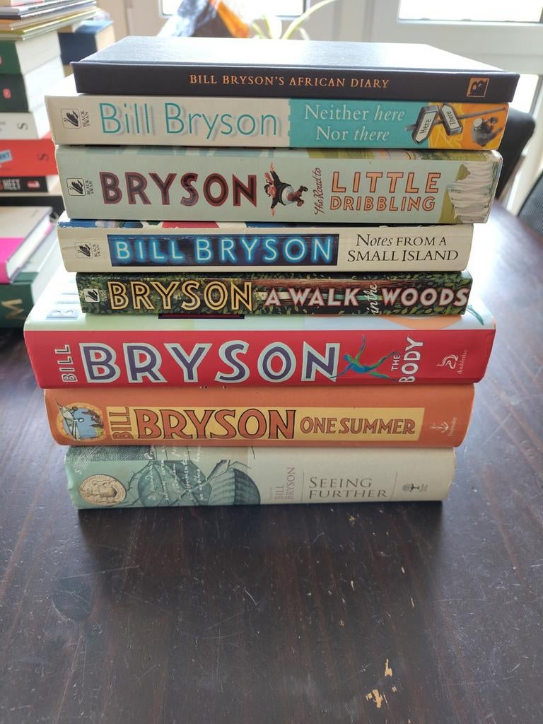 Bill Bryson books English. Non fiction, Ophalen of Verzenden, Zo goed als nieuw, Taal en Reizen
