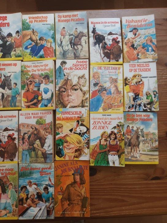 Partij paardenboeken - Manège Picadero, Wildhof, Ophalen of Verzenden, Gelezen, Diverse auteurs, Fictie