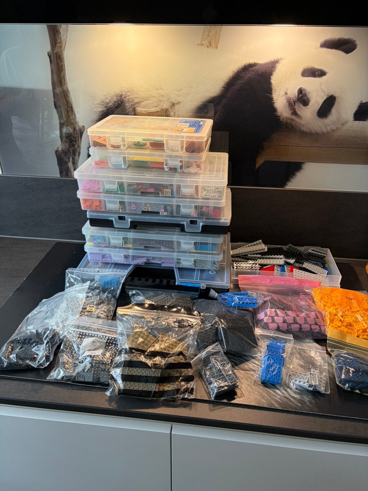 Zeer grote partij LEGO grotendeels (95%)nieuw gesorteerd
