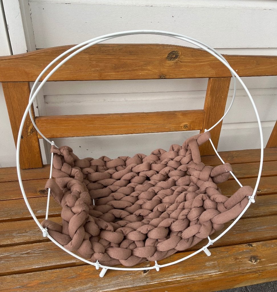 Katten hangmat / metalen dierenbed kattenbed, Ophalen, Gebruikt
