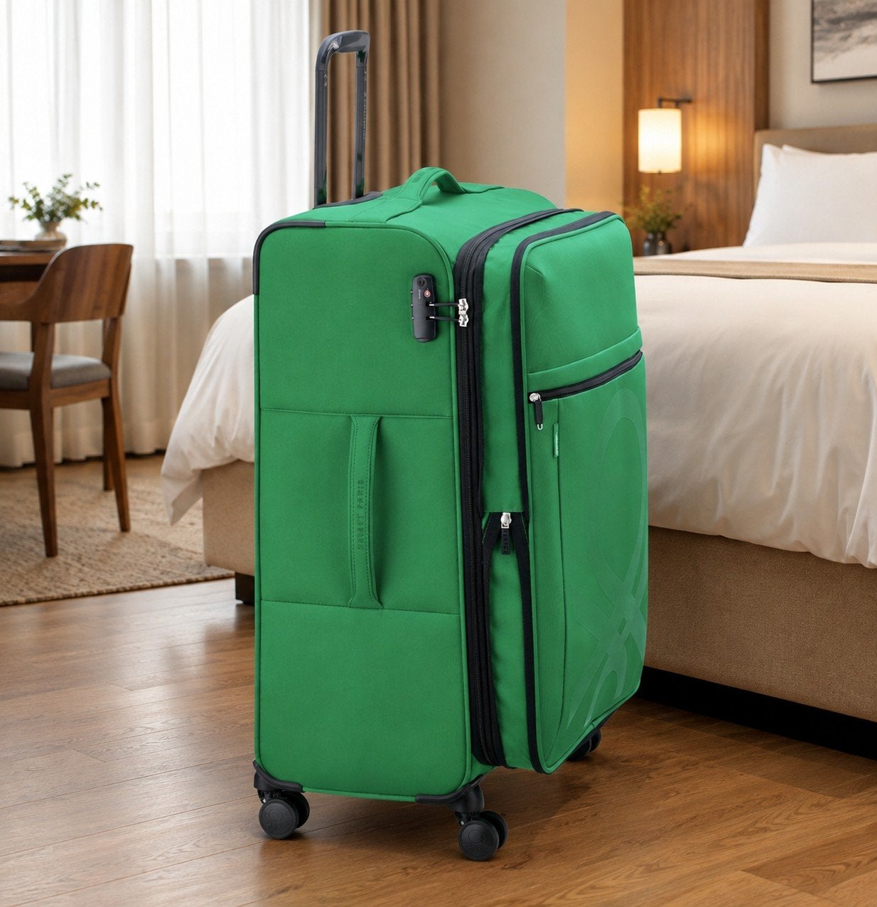 NIEUW! Delsey Paris kofferset trolley 3-delig, Ophalen of Verzenden, Nieuw, Zacht kunststof, Wieltjes