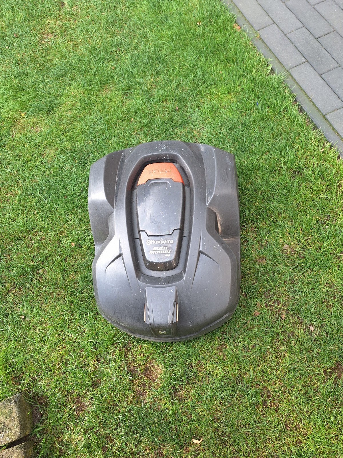 Husqvarna Automower420 Robotmaaier met Laadstation, Tuin en Terras, Ophalen of Verzenden, Gebruikt, 20 tot 25 cm, Husqvarna