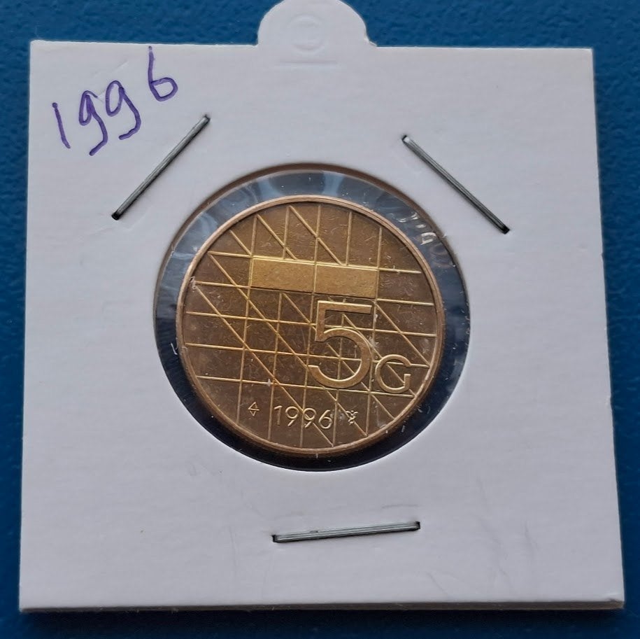 Nederland 5 gulden 1996 UNC - Beatrix*, Verzenden, Koningin Beatrix, 5 gulden