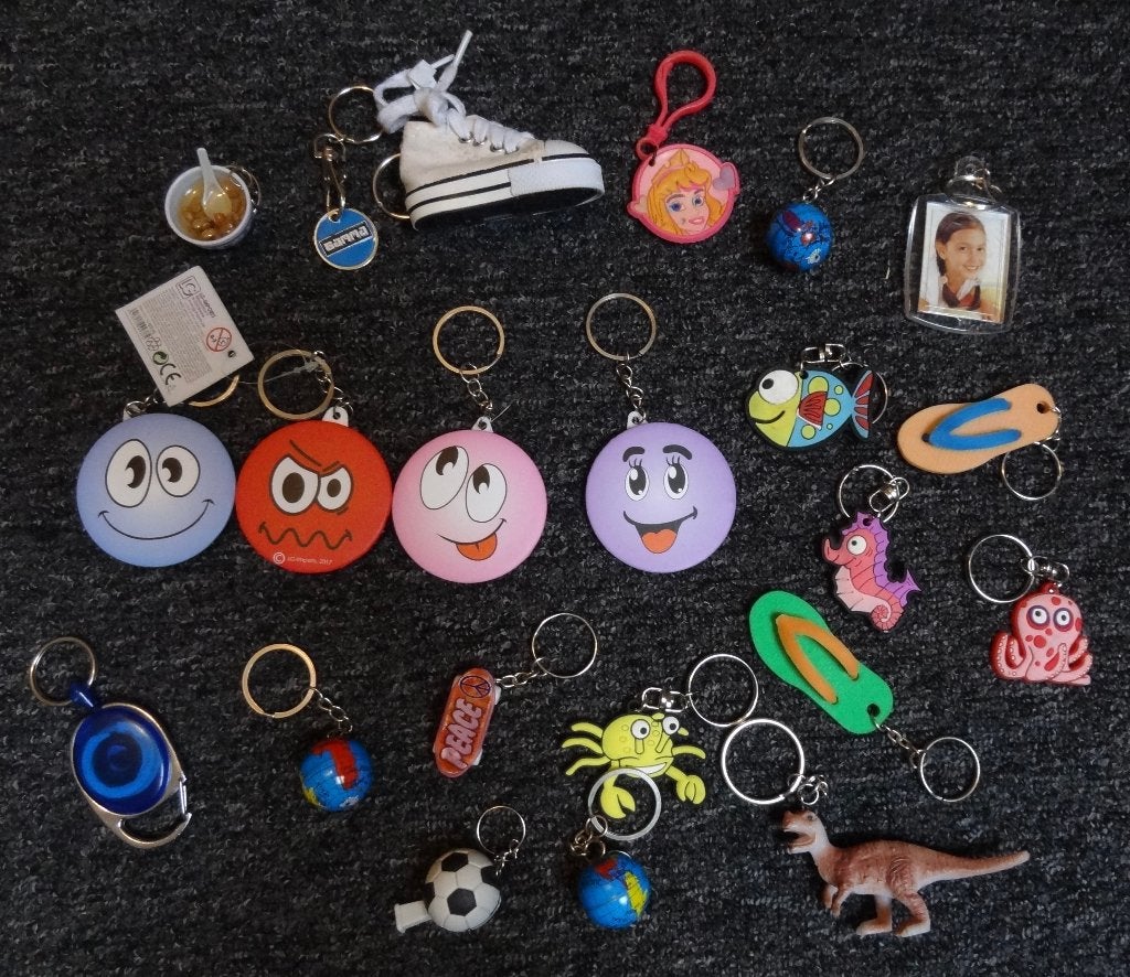 Mini kinder sleutelhangers, Ophalen of Verzenden, Zo goed als nieuw, Knuffel of Figuurtje
